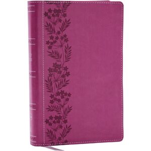 Thomas Nelson Publishers Nkjv Personal Size Large Print Bible With 43,000 Cross References, Pink Leathersoft, Red Letter, Comfort Print Thomas Nelson Publishers Nkjv Personal Size Large Print Bible With 43,000 Cross References, Pink Leathersoft, Red Letter, Comfort Print