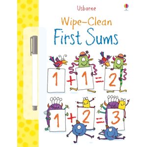 Usborne Publishing Ltd Wipe-Clean First Sums Usborne Publishing Ltd Wipe-Clean First Sums