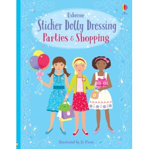 Usborne Publishing Ltd Sticker Dolly Dressing Parties & Shopping Usborne Publishing Ltd Sticker Dolly Dressing Parties & Shopping