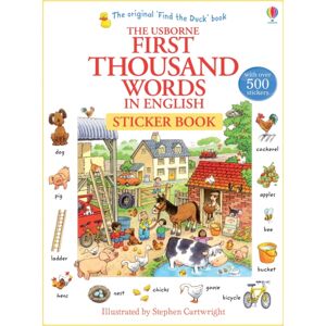 Usborne Publishing Ltd First Thousand Words In English Sticker Book Usborne Publishing Ltd First Thousand Words In English Sticker Book