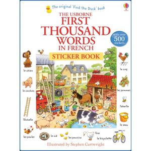 Usborne Publishing Ltd First Thousand Words In French Sticker Book Usborne Publishing Ltd First Thousand Words In French Sticker Book