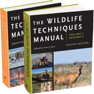 Johns Hopkins University Press The Wildlife Techniques Manual : Volume 1: Research. Volume 2: Management. Johns Hopkins University Press The Wildlife Techniques Manual : Volume 1: Research. Volume 2: Management.