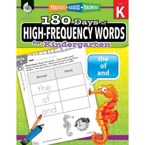 Shell Educational Publishing 180 Days™: High-Frequency Words For Kindergarten : Practice, Assess, Diagnose Shell Educational Publishing 180 Days™: High-Frequency Words For Kindergarten : Practice, Assess, Diagnose