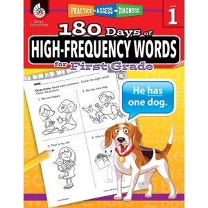 Shell Educational Publishing 180 Days™: High-Frequency Words For First Grade : Practice, Assess, Diagnose Shell Educational Publishing 180 Days™: High-Frequency Words For First Grade : Practice, Assess, Diagnose