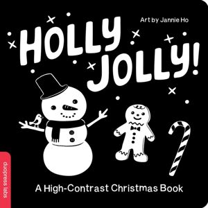 Sourcebooks, Inc Holly Jolly! A High-Contrast Christmas Book Sourcebooks, Inc Holly Jolly! A High-Contrast Christmas Book