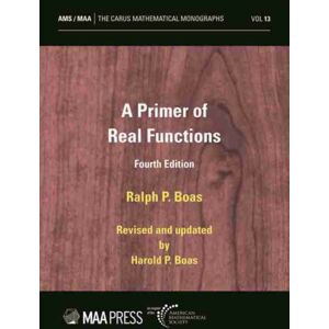American Mathematical Society A Primer Of Real Functions American Mathematical Society A Primer Of Real Functions