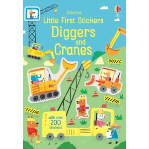 Usborne Publishing Ltd Little First Stickers Diggers And Cranes Usborne Publishing Ltd Little First Stickers Diggers And Cranes