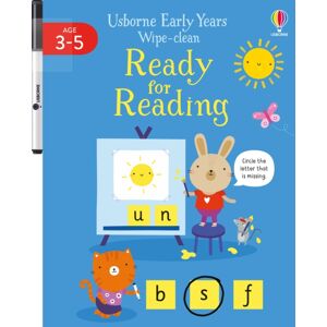 Usborne Publishing Ltd Early Years Wipe-Clean Ready For Reading Usborne Publishing Ltd Early Years Wipe-Clean Ready For Reading