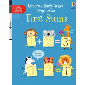 Usborne Publishing Ltd Early Years Wipe-Clean First Sums Usborne Publishing Ltd Early Years Wipe-Clean First Sums