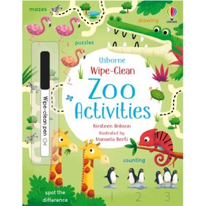 Usborne Publishing Ltd Wipe-Clean Zoo Activities Usborne Publishing Ltd Wipe-Clean Zoo Activities