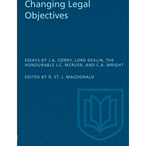 University of Toronto Press Changing Legal Objectives University of Toronto Press Changing Legal Objectives