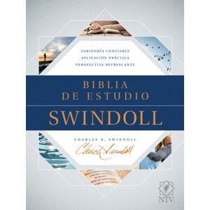 Tyndale House Publishers Biblia De Estudio Swindoll Ntv, Sentipiel, Cafe/azul/turques Tyndale House Publishers Biblia De Estudio Swindoll Ntv, Sentipiel, Cafe/azul/turques
