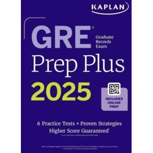Kaplan AEC Education Gre Prep Plus, Ninth Edition (2026): Includes 6 Practice Tests, 1500+ Practice Questions + Online Access To A 500+ Question Bank, Video Tutorials, And Live Class Sessions Kaplan AEC Education Gre Prep Plus, Ninth Edition (2026): Includes 6 Practice Tests, 1500+ Practice Questions + Online Access To A 500+ Question Bank, Video Tutorials, And Live Class Sessions