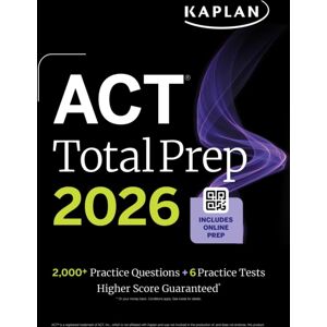Kaplan AEC Education Act Total Prep 2026: Includes 6 Full Length Tests, 2,000+ Practice Questions + Online Access To A 500+ Question Bank & Video Tutorials Kaplan AEC Education Act Total Prep 2026: Includes 6 Full Length Tests, 2,000+ Practice Questions + Online Access To A 500+ Question Bank & Video Tutorials