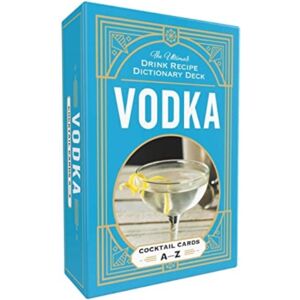 Adams Media Corporation Vodka Cocktail Cards A–z : The Ultimate Drink Recipe Dictionary Deck Adams Media Corporation Vodka Cocktail Cards A–z : The Ultimate Drink Recipe Dictionary Deck