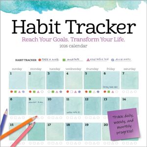 Workman Publishing Habit Tracker Wall Calendar 2026 Workman Publishing Habit Tracker Wall Calendar 2026