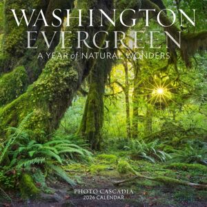 Workman Publishing Washington Evergreen Wall Calendar 2026 Workman Publishing Washington Evergreen Wall Calendar 2026