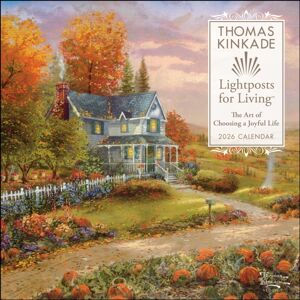 Andrews McMeel Publishing Thomas Kinkade Lightposts For Living 2026 Wall Calendar Andrews McMeel Publishing Thomas Kinkade Lightposts For Living 2026 Wall Calendar