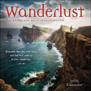 Andrews McMeel Publishing Wanderlust 2026 Wall Calendar : Trekking The Road Less Traveled Andrews McMeel Publishing Wanderlust 2026 Wall Calendar : Trekking The Road Less Traveled