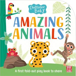 Hachette Children's Group Chatterbox Baby: Amazing Animals : Fold-Out Tummy Time Book Hachette Children's Group Chatterbox Baby: Amazing Animals : Fold-Out Tummy Time Book