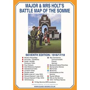 Pen & Sword Books Ltd Major & Mrs Holt'S Battle Map Of The Somme (Map) Pen & Sword Books Ltd Major & Mrs Holt'S Battle Map Of The Somme (Map)