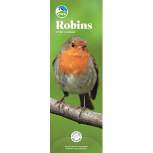CAROUSEL CALENDARS 2026 Rspb Robins Slim Calendar 2026 CAROUSEL CALENDARS 2026 Rspb Robins Slim Calendar 2026