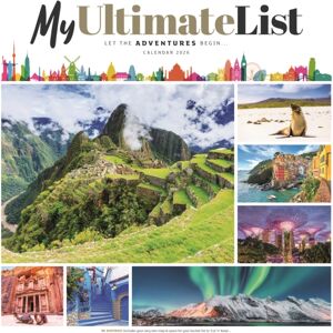 CAROUSEL CALENDARS 2026 My Ultimate List Square Wall Calendar 20 CAROUSEL CALENDARS 2026 My Ultimate List Square Wall Calendar 20