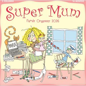 CAROUSEL CALENDARS 2026 Super Mum Kim Nash Planner Wall Calendar CAROUSEL CALENDARS 2026 Super Mum Kim Nash Planner Wall Calendar