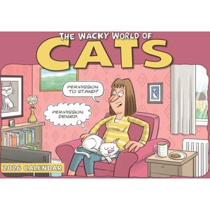 CAROUSEL CALENDARS 2026 Cats Wacky World A4 Calendar 2026 CAROUSEL CALENDARS 2026 Cats Wacky World A4 Calendar 2026