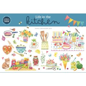 CAROUSEL CALENDARS 2026 Life In The Kitchen Planner A4 Calendar CAROUSEL CALENDARS 2026 Life In The Kitchen Planner A4 Calendar