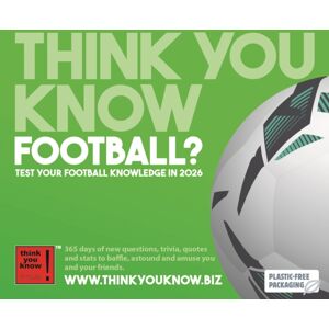 CAROUSEL CALENDARS 2026 Think You Know Football Box Calendar 202 CAROUSEL CALENDARS 2026 Think You Know Football Box Calendar 202