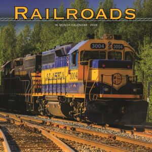 CAROUSEL CALENDARS 2026 Railroads Square Wall Sunday Start Calen CAROUSEL CALENDARS 2026 Railroads Square Wall Sunday Start Calen
