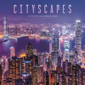 CAROUSEL CALENDARS 2026 Cityscapes Square Wall Sunday Start Cale CAROUSEL CALENDARS 2026 Cityscapes Square Wall Sunday Start Cale