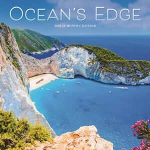 CAROUSEL CALENDARS 2026 Oceans Edge Square Wall Sunday Start Cal CAROUSEL CALENDARS 2026 Oceans Edge Square Wall Sunday Start Cal