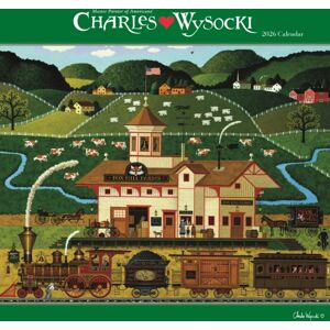 CAROUSEL CALENDARS 2026 Charles Wysocki Americana Square Wall Su CAROUSEL CALENDARS 2026 Charles Wysocki Americana Square Wall Su