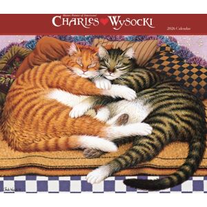 CAROUSEL CALENDARS 2026 Charles Wysocki Cat Tales Deluxe Wall Su CAROUSEL CALENDARS 2026 Charles Wysocki Cat Tales Deluxe Wall Su