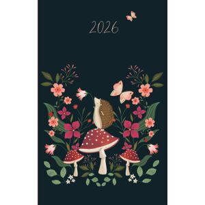 CAROUSEL DIARIES 2026 Hedgehog And Toadstools A6 Diary 2026 CAROUSEL DIARIES 2026 Hedgehog And Toadstools A6 Diary 2026