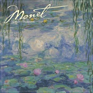 CAROUSEL CALENDARS 2026 Monet Square Wall Sunday Start Calendar CAROUSEL CALENDARS 2026 Monet Square Wall Sunday Start Calendar