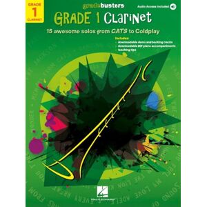 Hal Leonard Corporation Gradebusters Grade 1 - Clarinet : 15 Awesome Solos From Cats To Coldplay Hal Leonard Corporation Gradebusters Grade 1 - Clarinet : 15 Awesome Solos From Cats To Coldplay