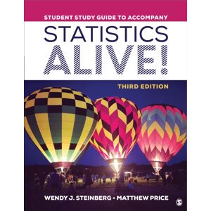 SAGE Publications Inc Student Study Guide To Accompany Statistics Alive! SAGE Publications Inc Student Study Guide To Accompany Statistics Alive!