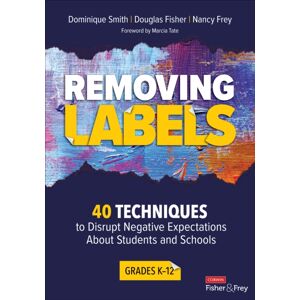 SAGE Publications Inc Removing Labels, Grades K-12 : 40 Techniques To Disrupt Negative Expectations About Students And Schools SAGE Publications Inc Removing Labels, Grades K-12 : 40 Techniques To Disrupt Negative Expectations About Students And Schools