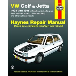 Haynes Publishing Vw Golf, Gti And Jetta (93-98) And Vw Cabrio (95-02) Petrol & Diesel Haynes Repair Manual (Usa) Haynes Publishing Vw Golf, Gti And Jetta (93-98) And Vw Cabrio (95-02) Petrol & Diesel Haynes Repair Manual (Usa)