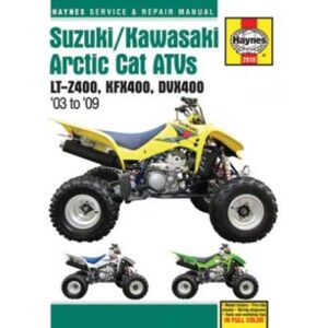 Haynes Publishing Suzuki/kawasaki Arctic Cat Atvs (03 - 09) : Lt-Z400, Kfx400, Dvx400 Haynes Publishing Suzuki/kawasaki Arctic Cat Atvs (03 - 09) : Lt-Z400, Kfx400, Dvx400