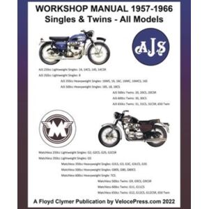 Veloce Enterprises, Inc. Ajs & Matchless 1957-1966 Workshop Manual All Models - Singles & Twins Veloce Enterprises, Inc. Ajs & Matchless 1957-1966 Workshop Manual All Models - Singles & Twins