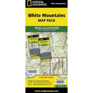 National Geographic Maps White Mountains National Forest, Map Pack Bundle : Trails Illustrated Other Rec. Areas National Geographic Maps White Mountains National Forest, Map Pack Bundle : Trails Illustrated Other Rec. Areas