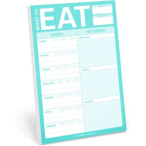 Knock Knock What To Eat Pad (Mint Green) Knock Knock What To Eat Pad (Mint Green)