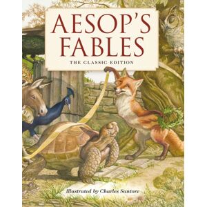 HarperCollins Focus Aesop'S Fables Hardcover : The Classic Edition By Acclaimed Illustrator, Charles Santore HarperCollins Focus Aesop'S Fables Hardcover : The Classic Edition By Acclaimed Illustrator, Charles Santore