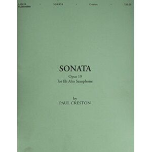 HAL LEONARD Sonata Op 19 For Eflat Alto Saxophone HAL LEONARD Sonata Op 19 For Eflat Alto Saxophone
