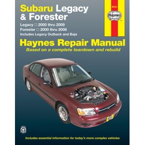Haynes Manuals Inc Subaru Legacy & Forester Covering Legacy (2000-2009) & Forester (2000-2008), Inc. Legacy Outback & Baja Haynes Repair Manual (Usa) Haynes Manuals Inc Subaru Legacy & Forester Covering Legacy (2000-2009) & Forester (2000-2008), Inc. Legacy Outback & Baja Haynes Repair Manual (Usa)
