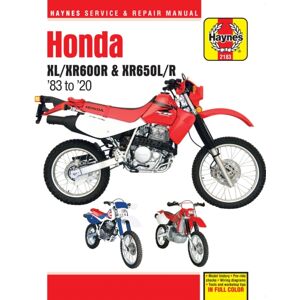 Haynes Manuals Inc Honda Xl/xr600r & Xr650l/r (83-20) : 83-20 Haynes Manuals Inc Honda Xl/xr600r & Xr650l/r (83-20) : 83-20